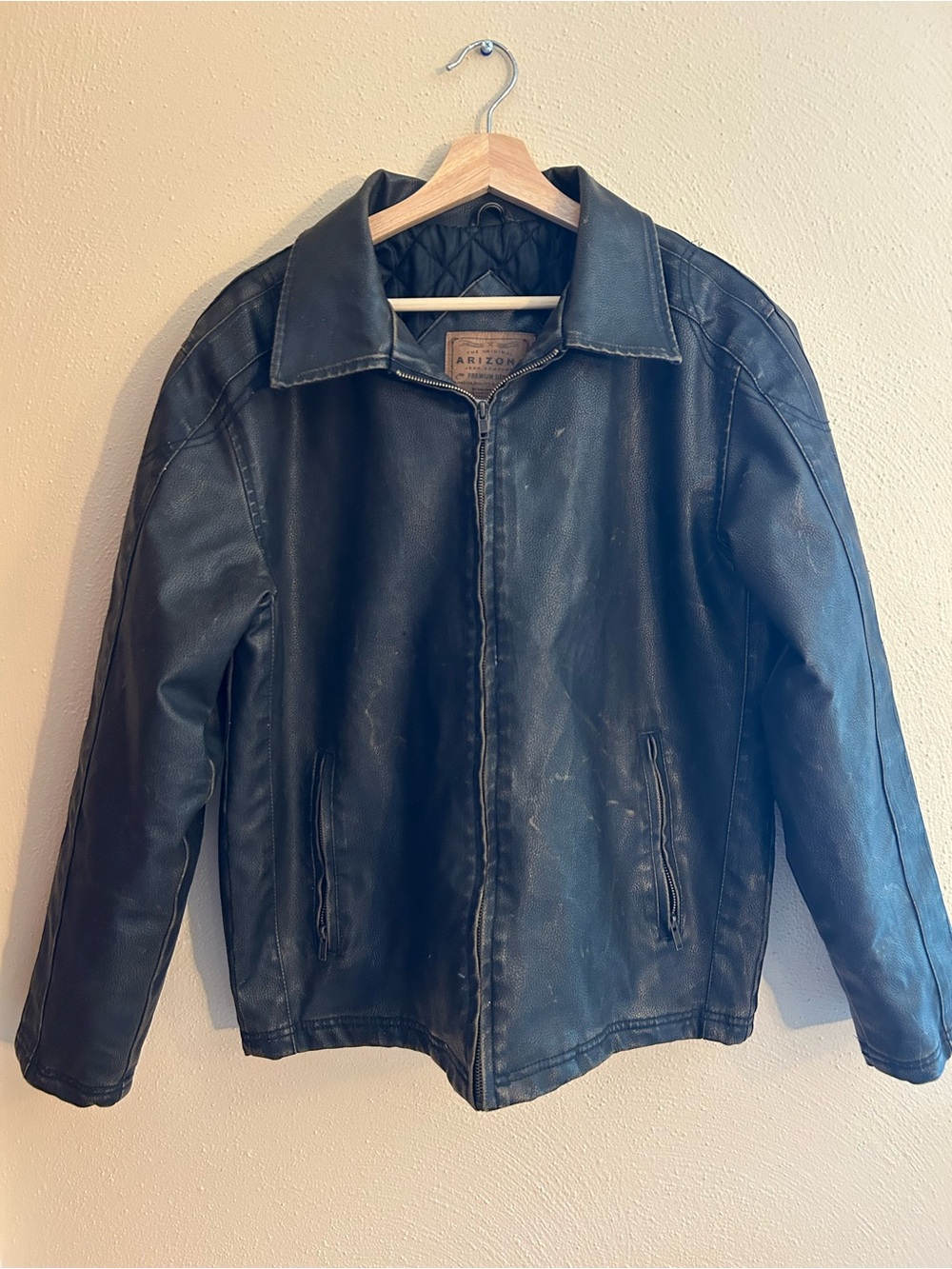 Black Faux Leather Jacket